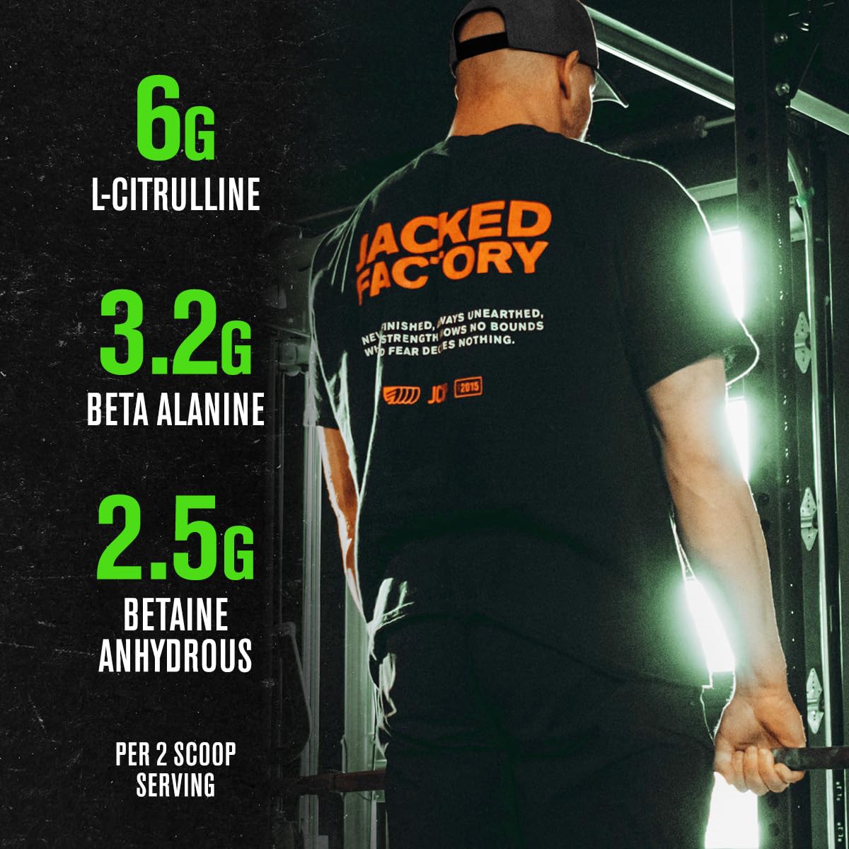 Jacked Factory NITROSURGE Pre Workout Supplement - Endless Energy, Instant Strength