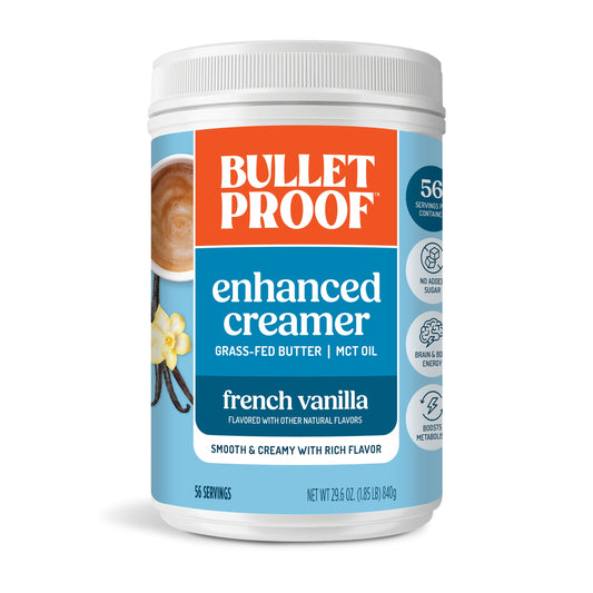 Bulletproof Original Creamer, 14.8 Ounces, Keto Coffee Creamer with MCT Oil and Grass-Fed Butter, Supports Brain Function
