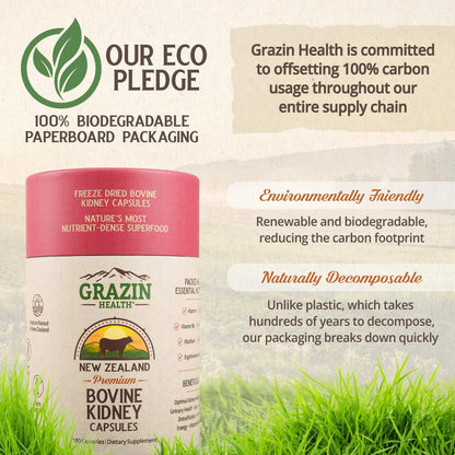 Bovine Organ Complex 3000mg per Serving (30 Servings) | Pancreas, Liver, Spleen, Kidney, Heart (600 Mg per Organ per Capsule) Grass Fed