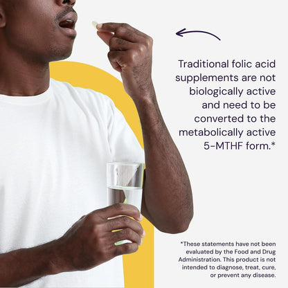Healthy Origins Methyl Folate Quatrefolic 800 mcg, 120 Veggie Caps | Active Quatrefolic methylfolate B9 supports prenatal, brain & heart health. MTHFR-friendly form.