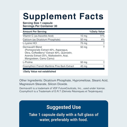 ACTIVATEDYOU Essential Skin Food, Advanced Skincare Collagen Elastin Support Supplement for Aging Skin, Helps Improve Appearance of Face Texture, Sagging w/Dermaval, Vitamin C (30 Count (Pack of 3))