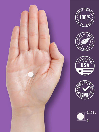 Carlyle Melatonin 10mg | 270 Tablets | with L-Theanine | Vegetarian, Non-GMO, Gluten Free Supplement