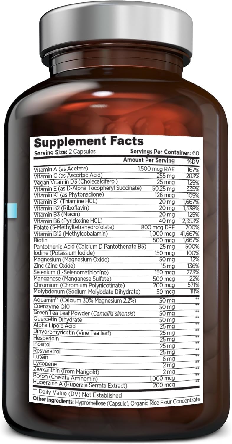 OmniBiotics Ultimate Vitamin C Supplement 2000mg – with Zinc, Elderberry Extract, and D3 – High Potency Immune Support & Collagen Booster – 120 Vegan Tablets