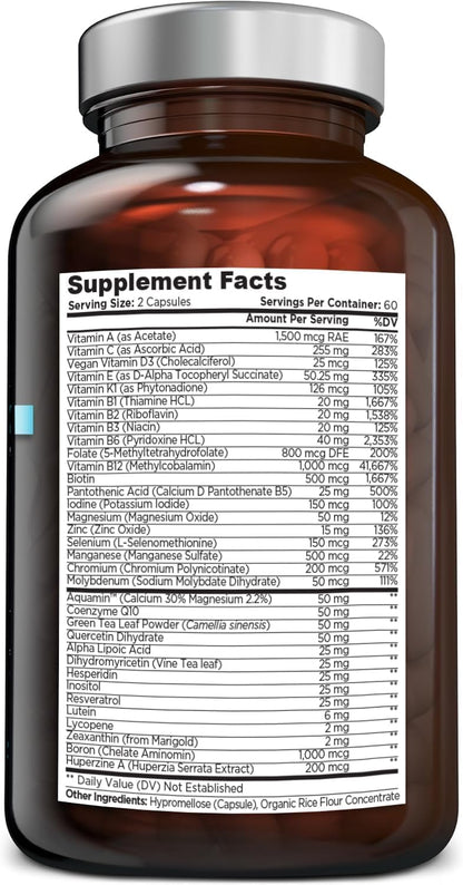 OmniBiotics Ultimate Vitamin C Supplement 2000mg – with Zinc, Elderberry Extract, and D3 – High Potency Immune Support & Collagen Booster – 120 Vegan Tablets