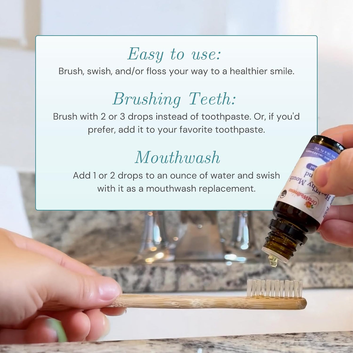OraWellness Healthy Mouth Blend Tooth Oil + Smile Cinnamony Mint Toothpaste, American Made Flouride Free Hydroxyapatite Toothpaste with Remineralizing Xylitol & Non Nano Hydroxyapatite