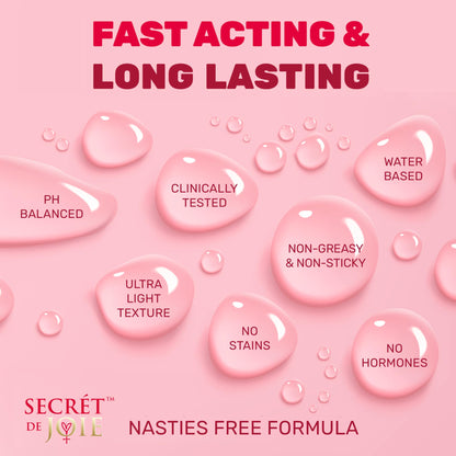 SECRET DE JOIE REVIVE Vaginal Moisturizer for Women - Long-Lasting Dryness & Discomfort Relief