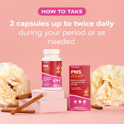 Redd Remedies, PMS ASAP, Includes Cramp Bark & Dong Quai, 60 Vegan Capsules