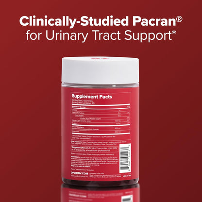 URO Urinary Tract Gummies with Pacran Cranberry – 30-Day Supply