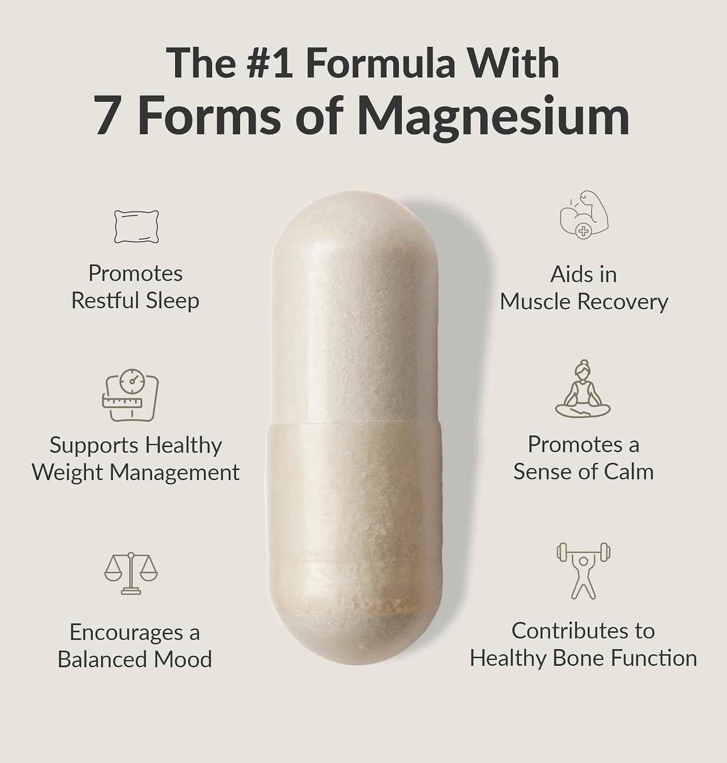 BiOptimizers Magnesium Breakthrough 4.0, (60 Capsules) & Mushroom Breakthrough Powder (Salted Caramel, 15 Servings) - Natural Sleep and Brain Superfood & Supplement Bundle