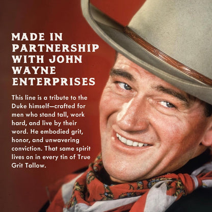 True Grit Tallow – Beef Tallow Soap Bar 3-Pack – John Wayne Inspired – Cedar & Campfire Scent – Cold Process Bar Soap with Activated Charcoal & Coffee Grounds – 4 oz Each