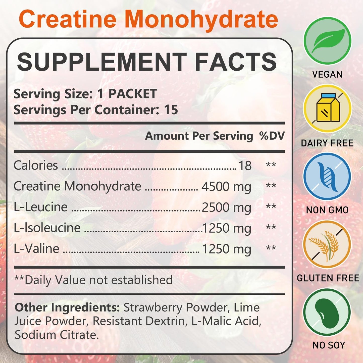 CANLIST Micronized Creatine Monohydrate Powder for Men & Women, Non-GMO, Vegan, 20 Servings