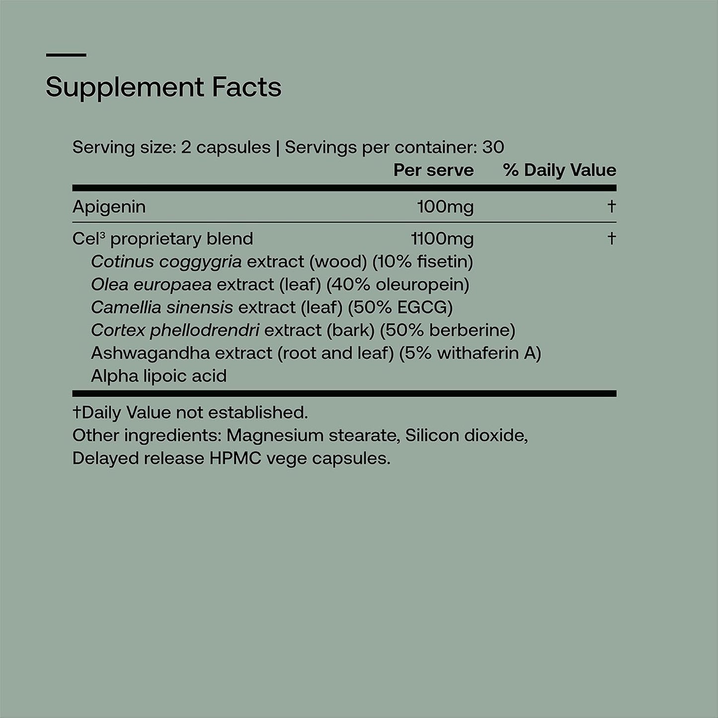 SRW Cel¹ Stability & Cel³ Renewal Supplements (1 Month Supply) - Bundle Pack - 60 Capsules