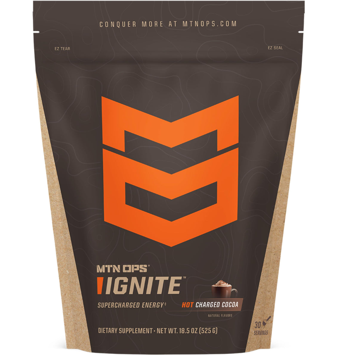 MTN OPS Hot Ignite Focus & Energy Coffee, Mountain Mocha
