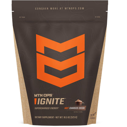 MTN OPS Hot Ignite Focus & Energy Coffee, Mountain Mocha