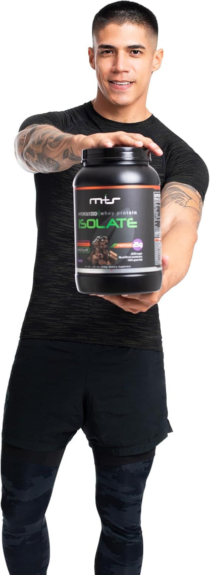 M+S Whey Protein Isolate Powder, 25g Protein, Chocolate, Grass Fed