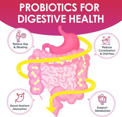 DRFOSTER Probiotic for Women 120B Urinary & Digestive Health, 90 Capsules | 31 Strains, Prebiotics, Enzymes, D-Mannose & Cranberry, Vaginal, Urinary & Digestive Support, Non-GMO, Gluten-Free