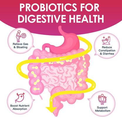 DRFOSTER Probiotic for Women 120B Urinary & Digestive Health, 90 Capsules | 31 Strains, Prebiotics, Enzymes, D-Mannose & Cranberry, Vaginal, Urinary & Digestive Support, Non-GMO, Gluten-Free