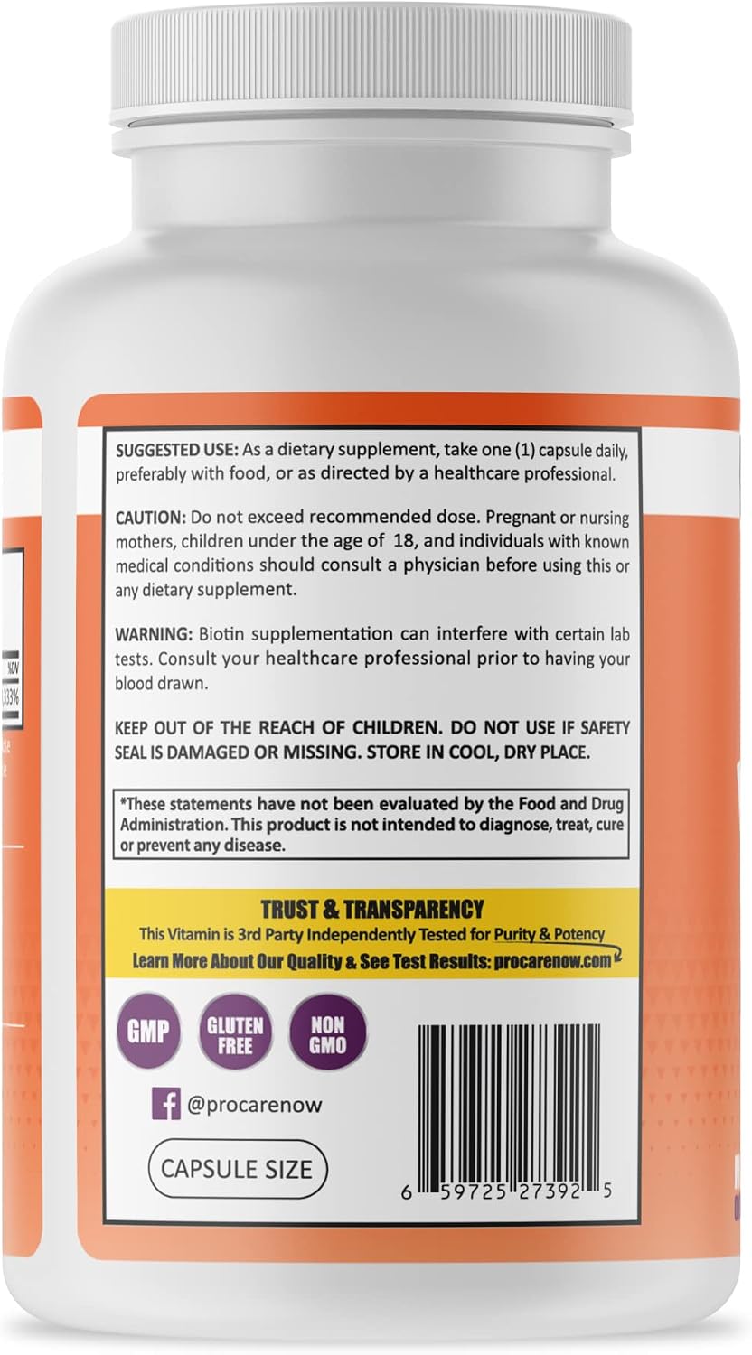 ProCare Health | Biotin | 10,000mcg | 120 Count