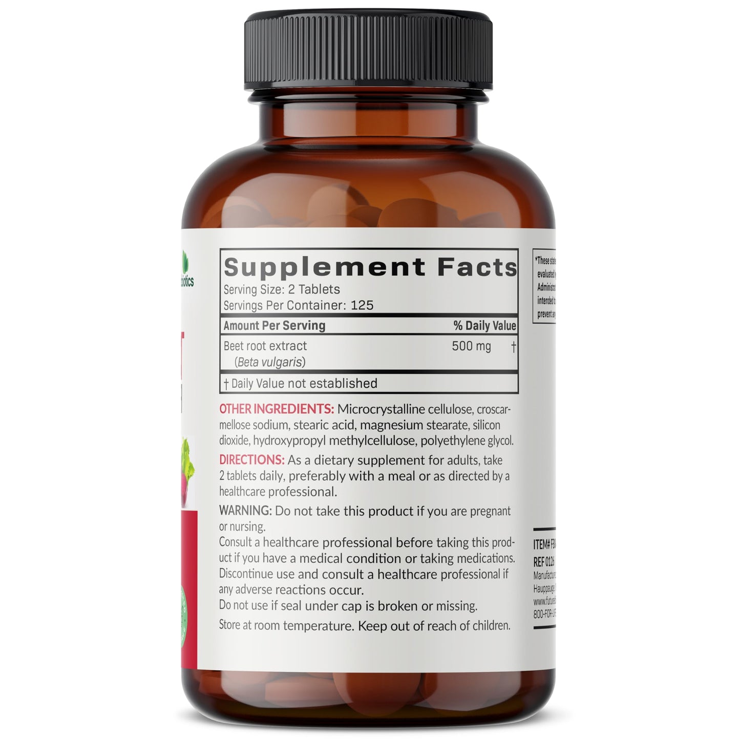 Futurebiotics Beet Root Extra Strength, Non-GMO, 120 Vegetarian Tablets