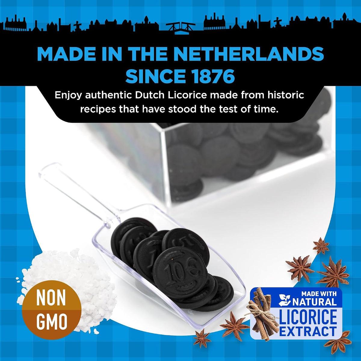 Gustaf's Salted Dutch Licorice Coins - 5.2 oz Bag