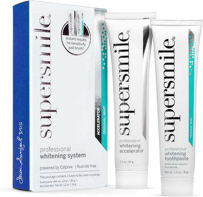 Supersmile Fluoride-Free Whitening System, 1.4 Oz Travel Size, TSA-Approved