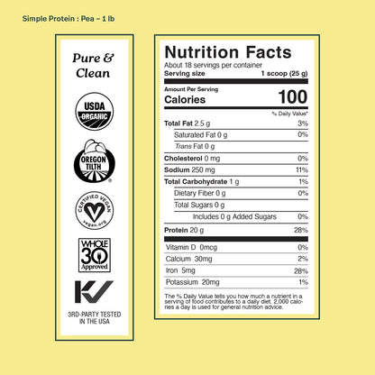 Sprout Living Organic Pumpkin Seed Protein Powder, Unflavored, 20 Grams of Plant Based Protein Powder Without Artificial Sweeteners, Non Dairy, Non-GMO, Vegan, Gluten Free (1 Pound, 14 Servings)