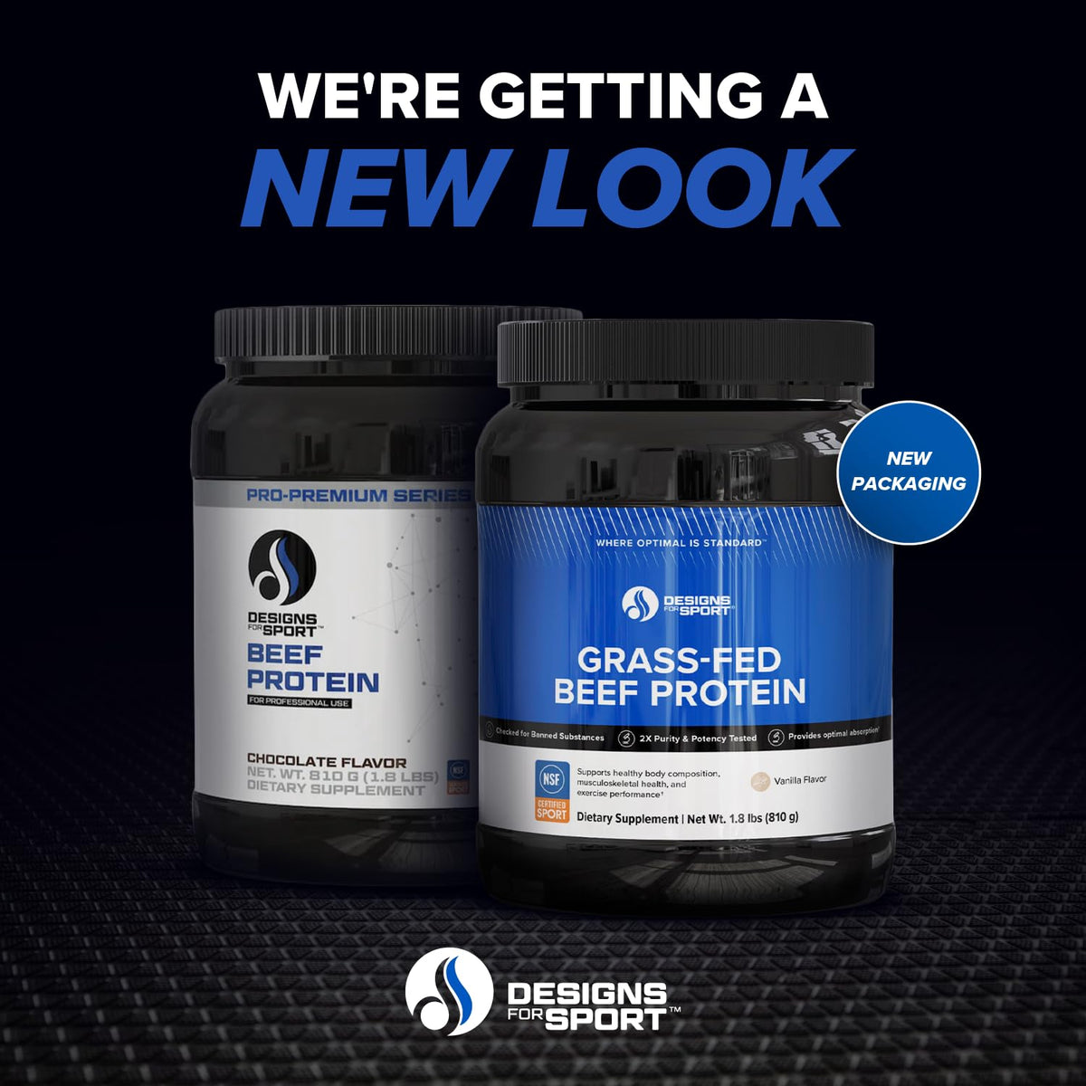 Designs for Sport Beef Protein Powder - NSF Certified for Sport Hydrolyzed Protein