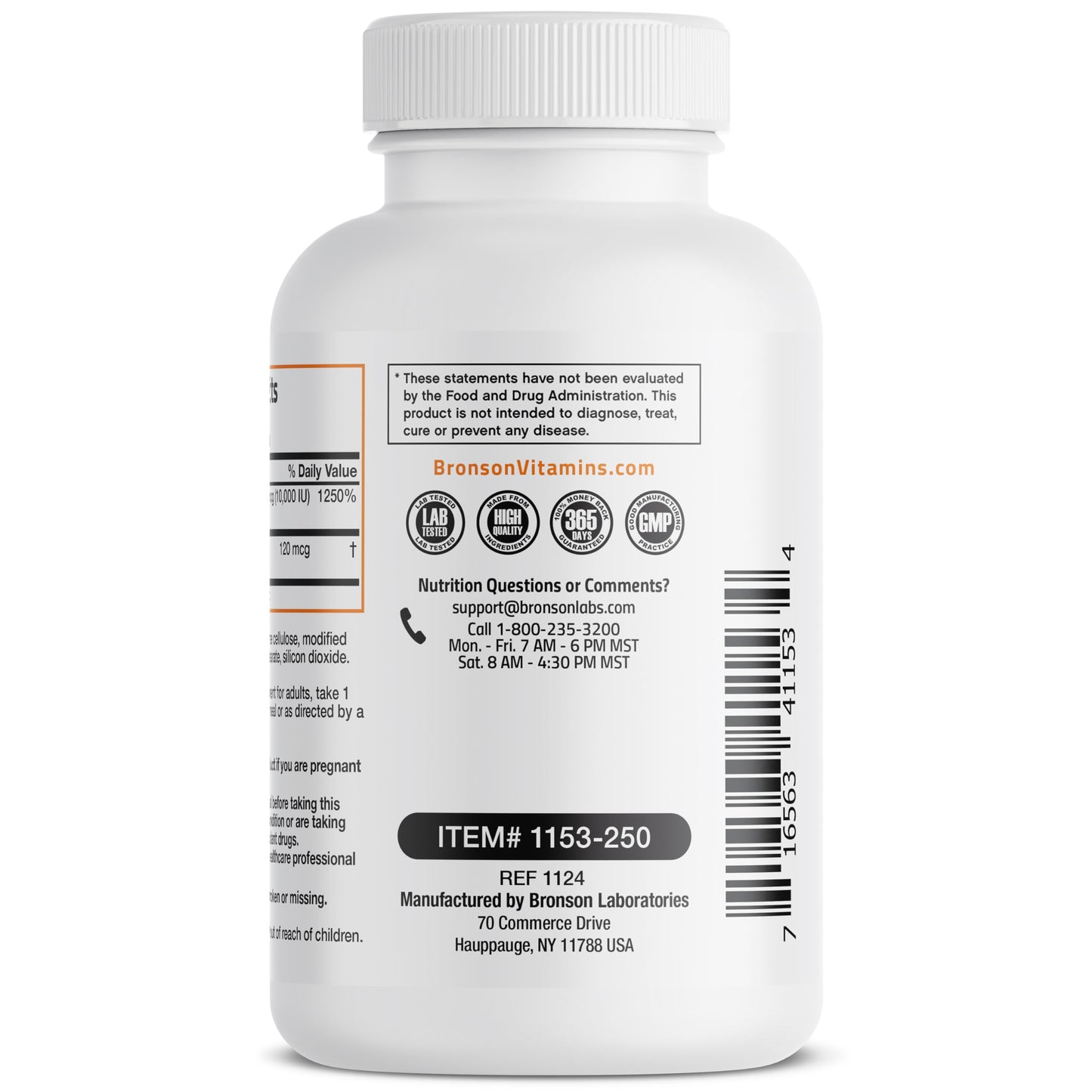 Bronson Vitamin K2 D3 (MK7) Extra Strength D3 & K2 Complex, 120 Capsules | Bone, Immune & Heart Health Support, Gluten Free, Soy Free, Non-GMO, Vitamin D3 10,000IU (250 mcg) & 120 mcg K2 MK-7
