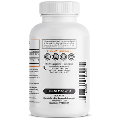 Bronson Vitamin K2 D3 (MK7) Extra Strength D3 & K2 Complex, 120 Capsules | Bone, Immune & Heart Health Support, Gluten Free, Soy Free, Non-GMO, Vitamin D3 10,000IU (250 mcg) & 120 mcg K2 MK-7