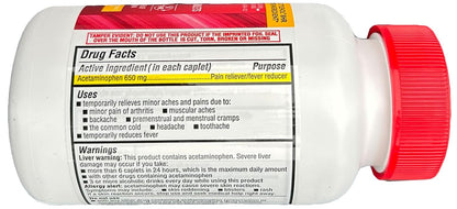 Compare to Tylenol Arthritis Pain Active Ingredient. - Member's Mark - Arthritis Pain Reliever, Extended Release, Acetaminophen 650 mg, 400 CapletsQ
