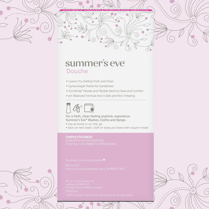 Summer's Eve Douche, Vaginal Douche for Women, Island Splash, 4 Units, 4.5 Oz Each, 1 Pack