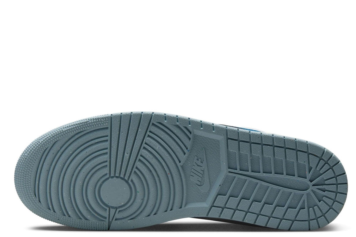 NIKE Air Jordan 1 Low SE Men's Shoes (FN5214-141, White/Blue Grey/Sail/Industrial Blue) Size 13