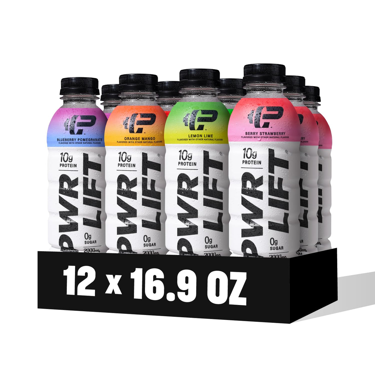 Whey Protein Water Sports Drink by PWR LIFT | Variety Pack | Keto, Vitamin B, Electrolytes
