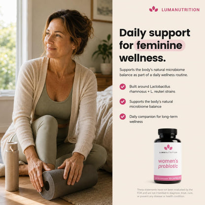Luma Nutrition Probiotics for Women Digestive Health - 30 Capsules