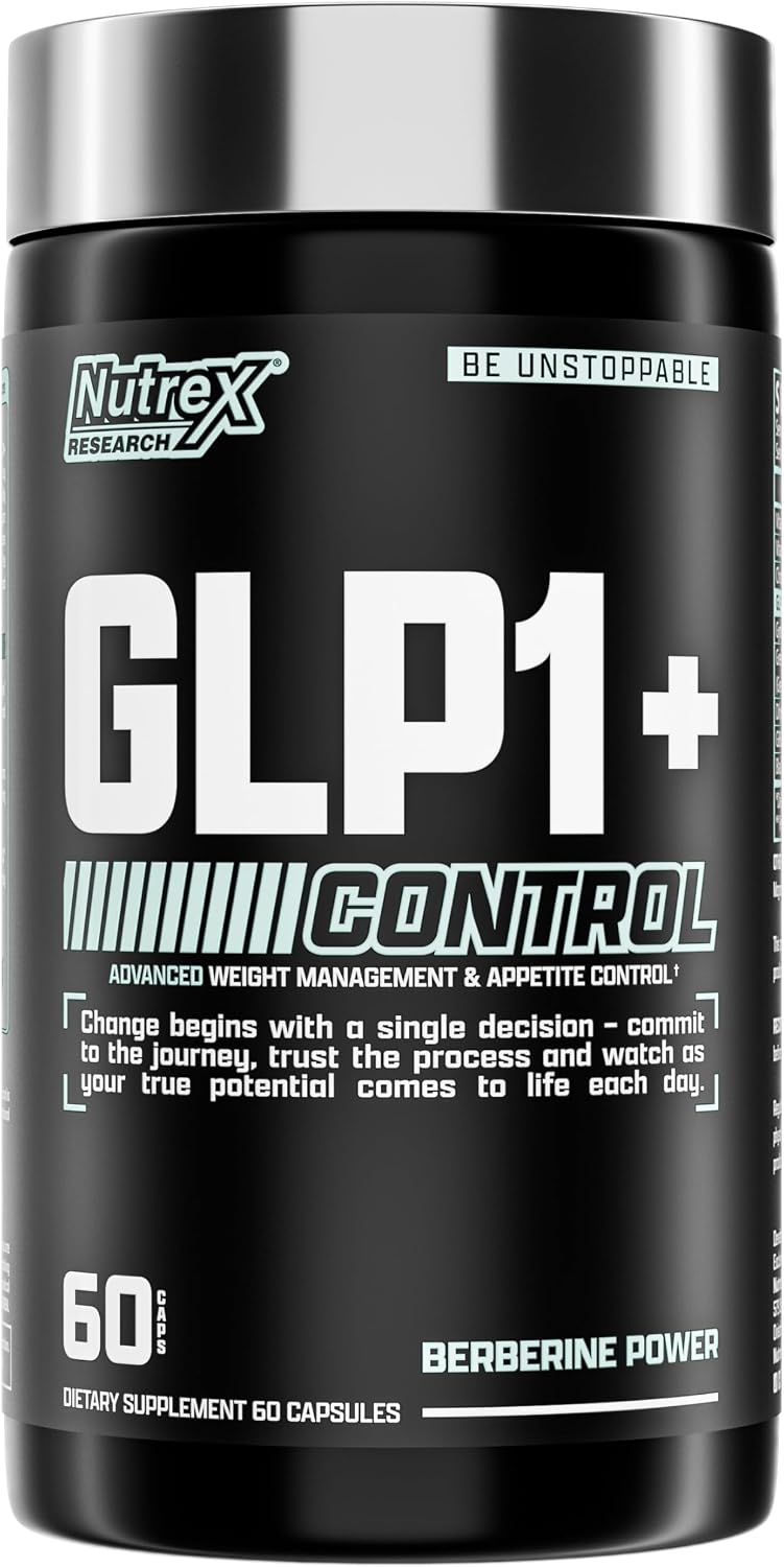 GLP-1 Supplement - Super Berberine Weight Management Support Healthy GLP-1 Naturally | Advanced Appetite Control & Metabolism Support with Clinically Studied Ingredients  | Stimulant Free
