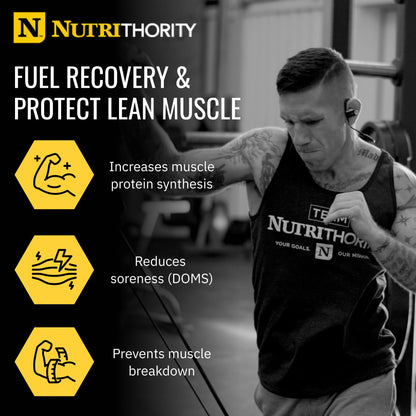Nutrithority - BCAA Powder, Amino Factor (Gushing Gummy)