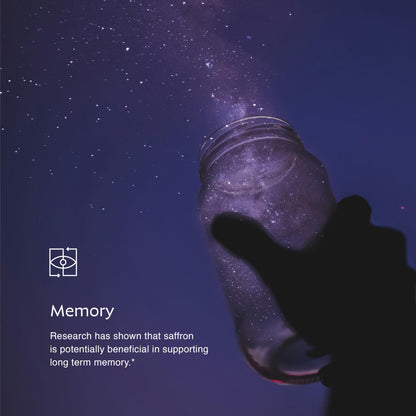Saffron 30mg Mood Memory Support Supplement 60 Count