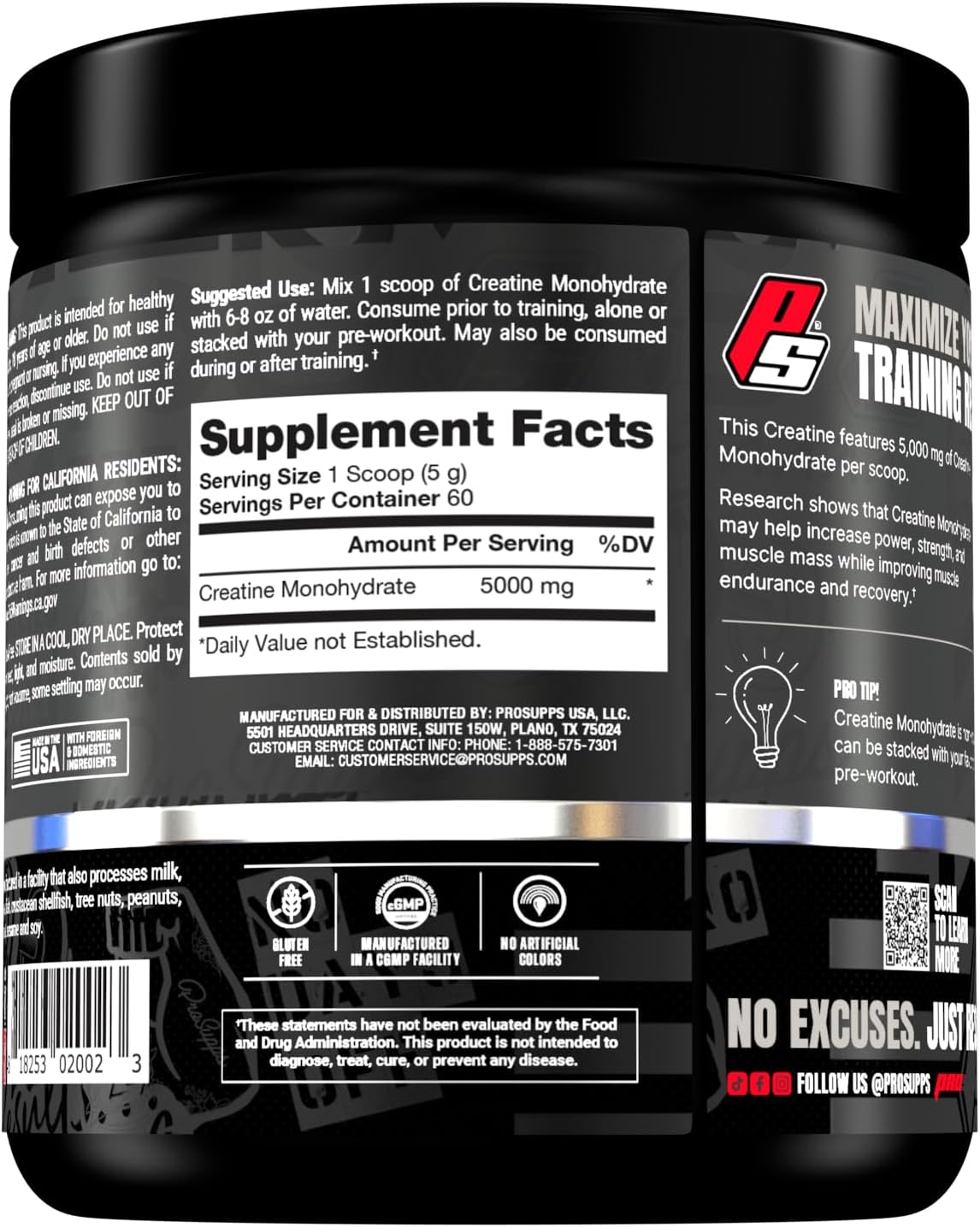 PROSUPPS Hyde Nightmare Intense Energy Pre-Workout, Dragon Fruit, and Creatine 300 Bundle