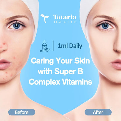 15-in-1 Liposomal Vitamin B Complex Pro Sugar-free B Complex Drops with B1, B2, B3 Niacinamide, Choline, B5, B6, B7 Biotin, Inositol, Folate, B12, Zinc, Lutein, Zeaxanthin, Taurine & Vit. C, 2 fl oz