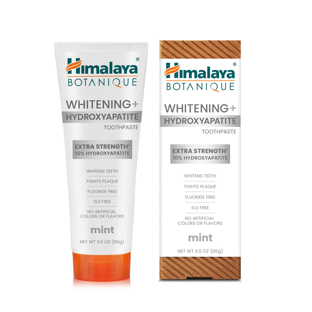 Himalaya Botanique Whitening+ Nano Hydroxyapatite Toothpaste, Mint, 4 oz