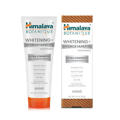 Himalaya Botanique Whitening+ Nano Hydroxyapatite Toothpaste, Mint, 4 oz