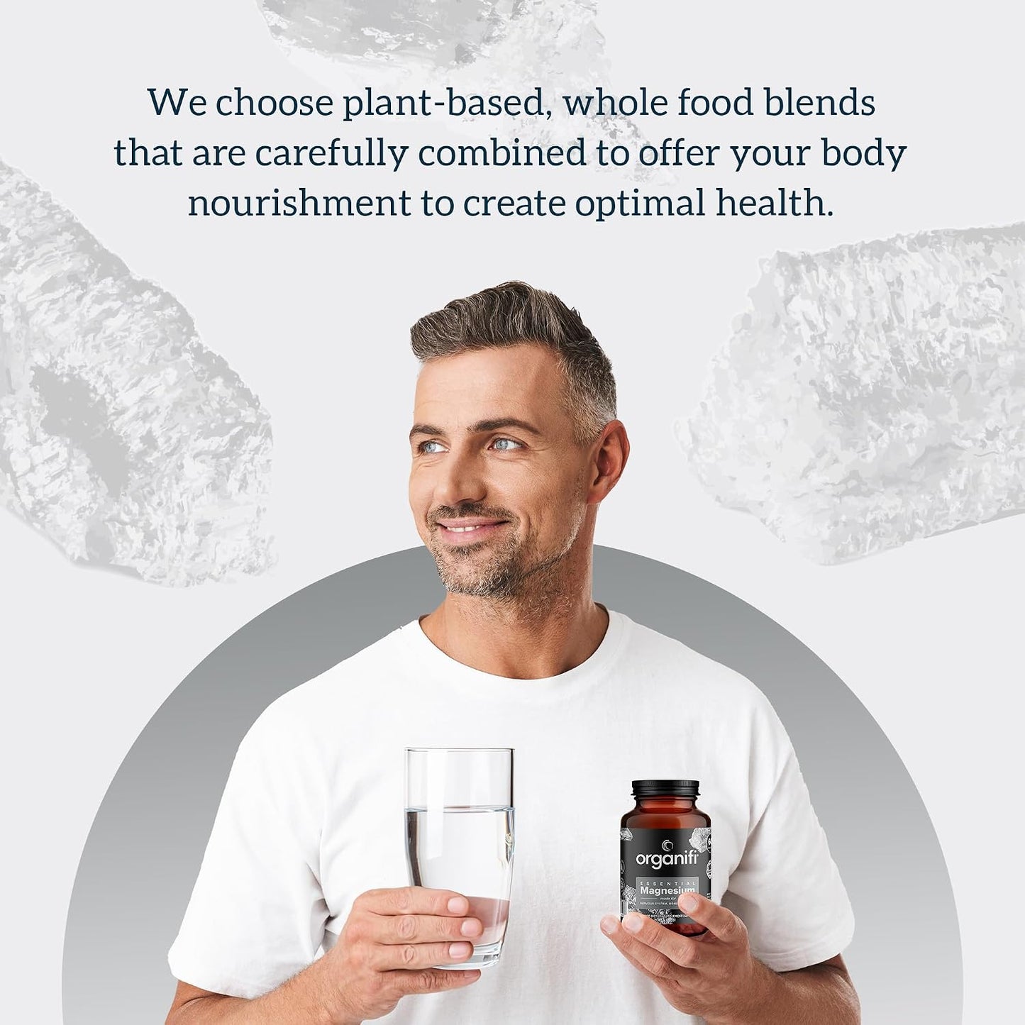 Organifi Essential Magnesium Glycinate Supplement for Bone Support and Muscle Health, 150mg, 60 Vegan Capsules