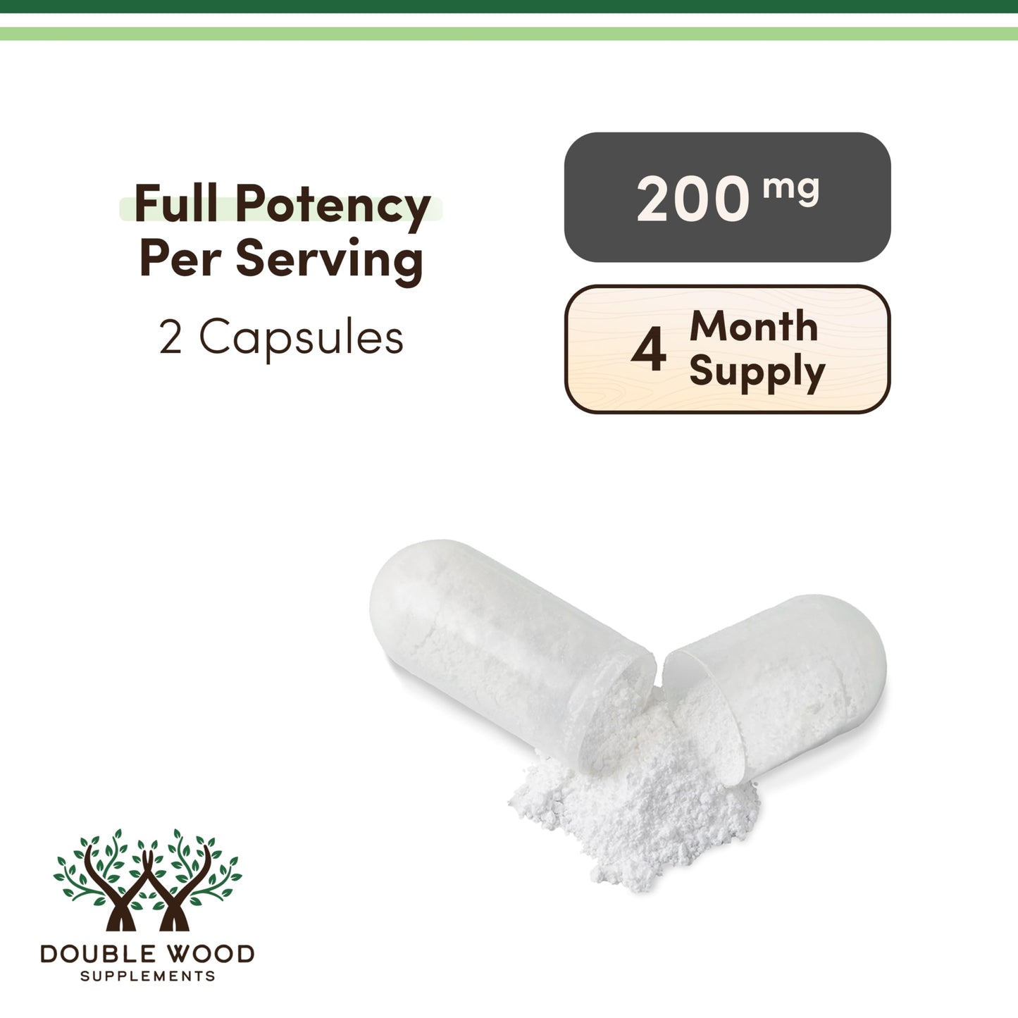 Nattokinase Supplement 4,000 FU Servings, 120 Capsules (Derived from Japanese Natto) Systemic Enzymes for Cardiovascular and Circulatory Support by Double Wood