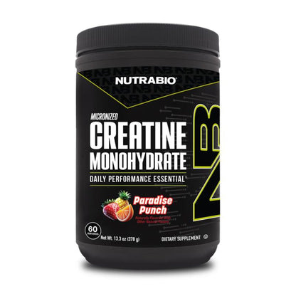 NutraBio Pure Micronized Creatine Monohydrate Powder Supplement, Unflavored, (300 g) - Supports Bulk Muscle Energy, Recovery, and Strength - HPLC Tested Creatine Powder Supplement for Men and Women
