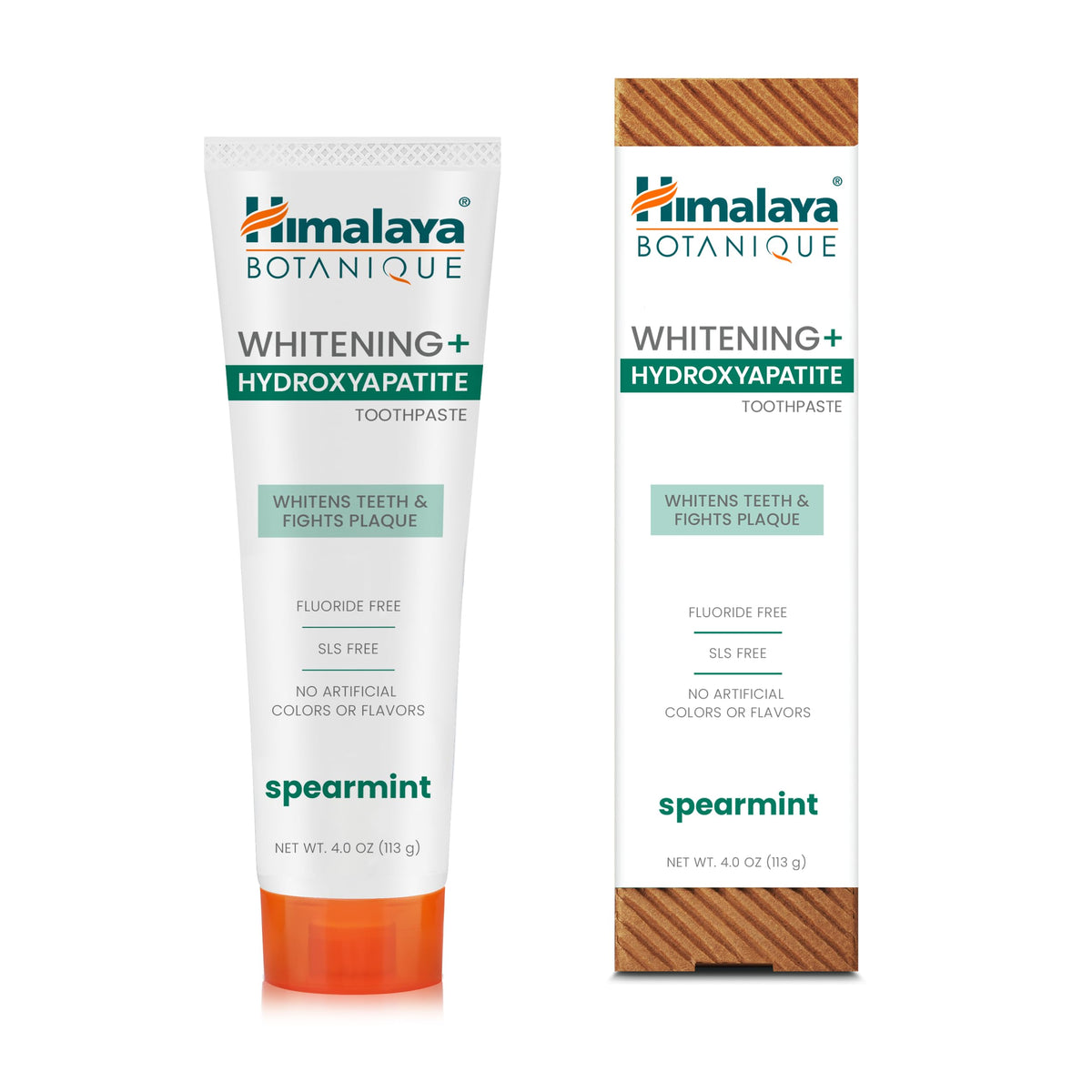 Himalaya Botanique Whitening+ Nano Hydroxyapatite Toothpaste, Mint, 4 oz