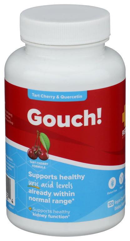 Redd Remedies Gouch! | Supplement for Joints, Uric Acid Levels, and Healthy Kidney Function | Tart Cherry, Ginger, Quercetin, & More | 60 Vegan Capsules
