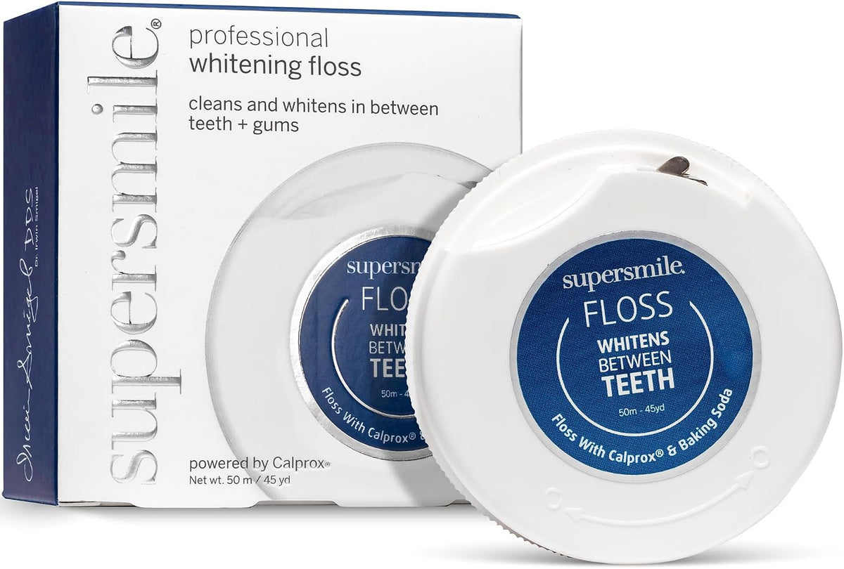 Supersmile Professional Whitening Dental Floss, Shred-Resistant Mint