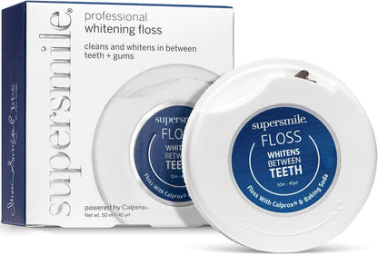 Supersmile Professional Whitening Dental Floss, Shred-Resistant Mint