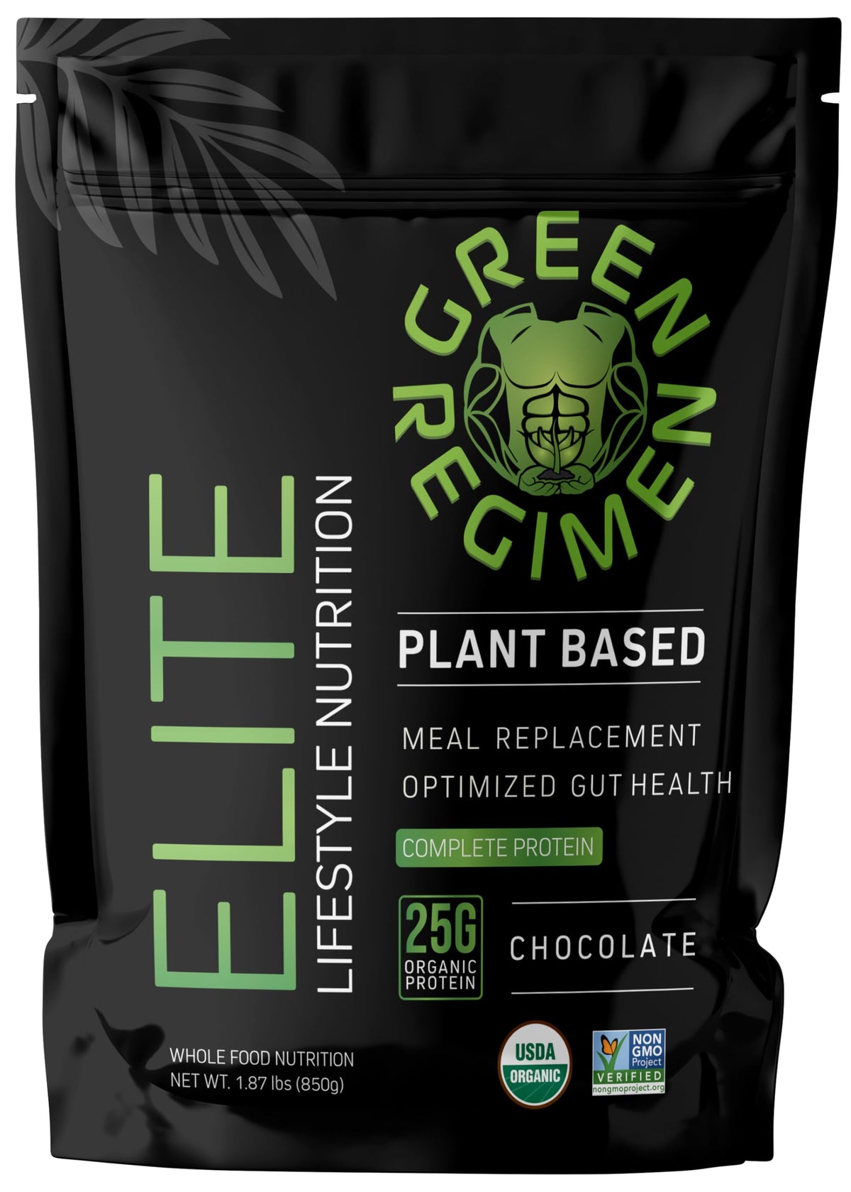 Green Regimen Elite Plant-Based Protein Powder - 25g Complete Hemp & Pea Protein