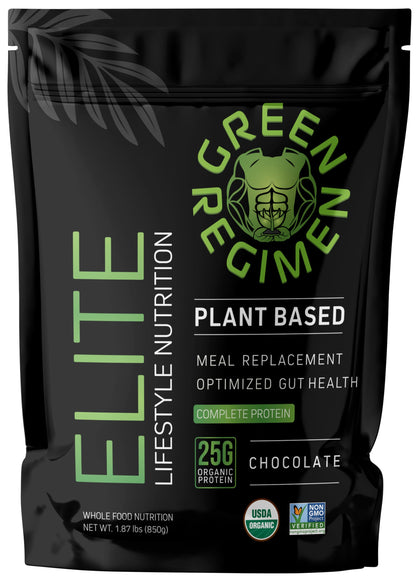 Green Regimen Elite Plant-Based Protein Powder - 25g Complete Hemp & Pea Protein